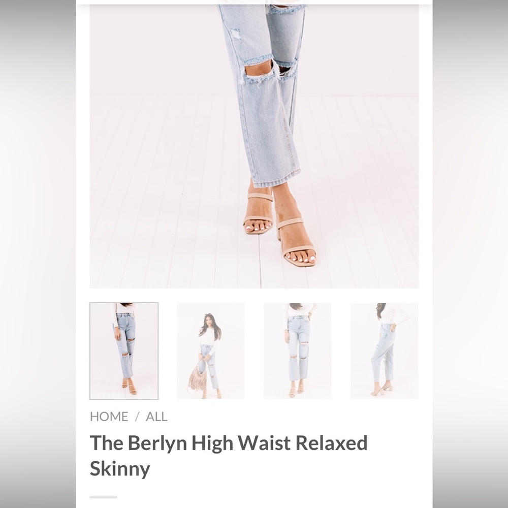 BRAND NEW dee elly straight leg light wash jeans